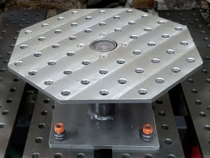Octagonal fixture plate turntable