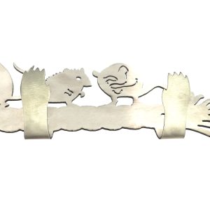 Ratties set of 4 hooks rat paws hooks detail
