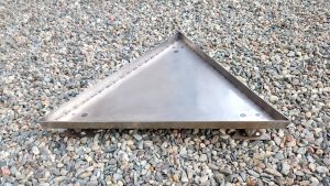 Tetraflame Fire Pit BBQ Ground Guard in bare steel