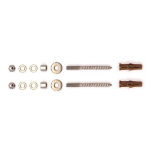 2 hole metal sign fixing kit with standoff spacers