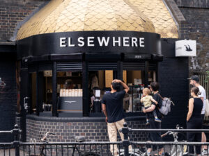 Elsewhere Coffee Powder Coated Individual Letters Commercial Sign, London